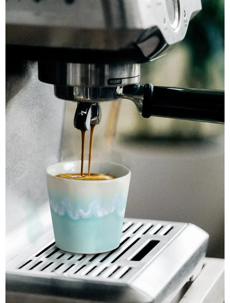 Jasnoniebieski kamionkowy kubek do espresso Costa Nova, 210 ml