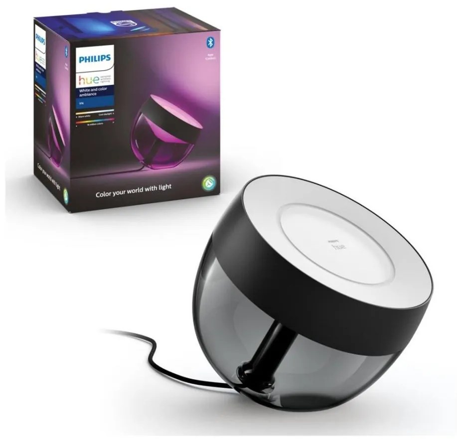 Philips - LED RGB Lampa stołowa Hue IRIS LED/8,2W/230V czarny