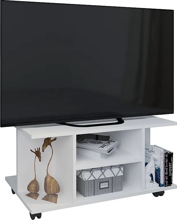 Wood TV Lowboard Fernseh Rolls Findalo