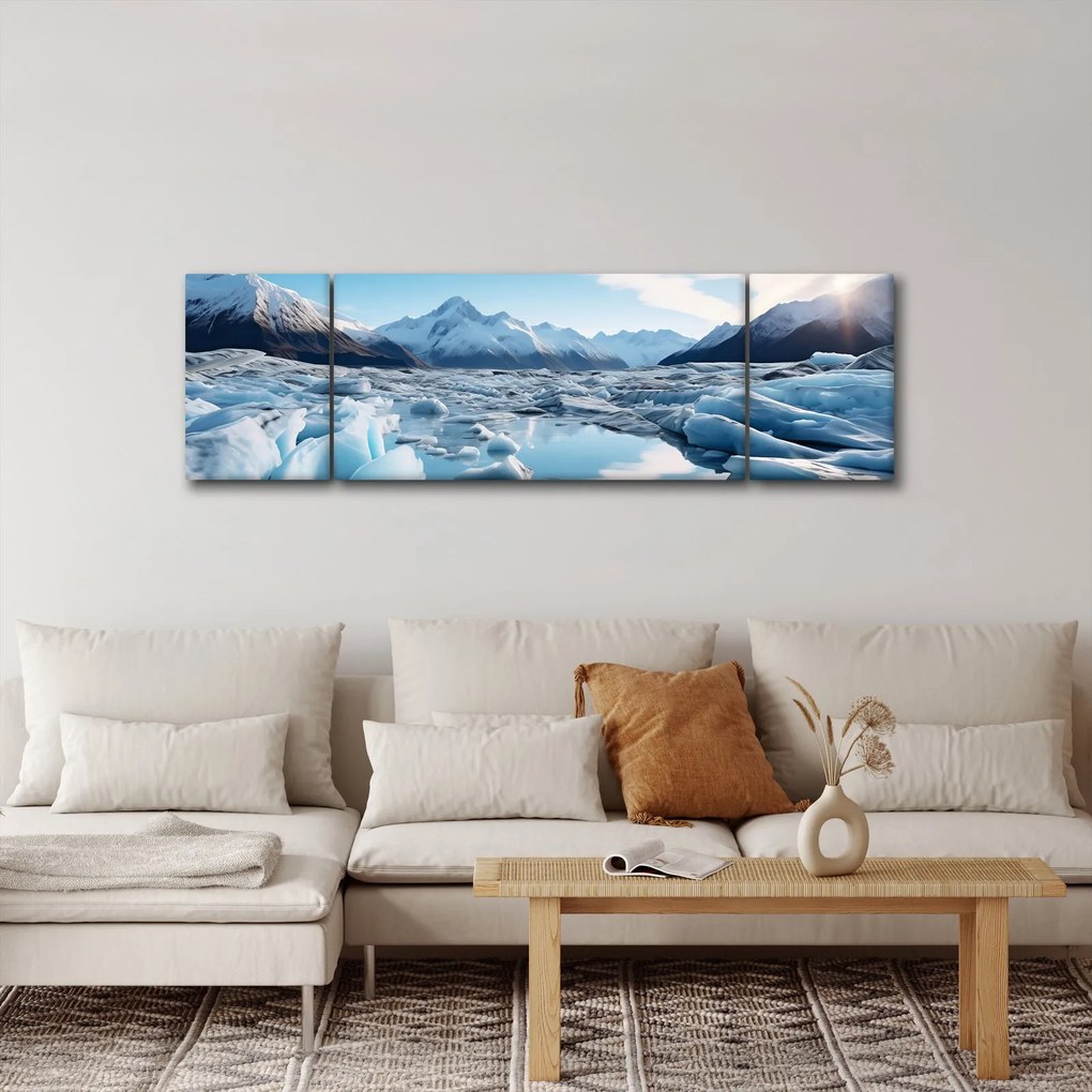 Obraz - Formacje lodowcowe (170x50 cm)