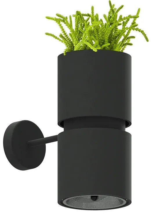 Czarny kinkiet kwietnik - EX605 E8-H85