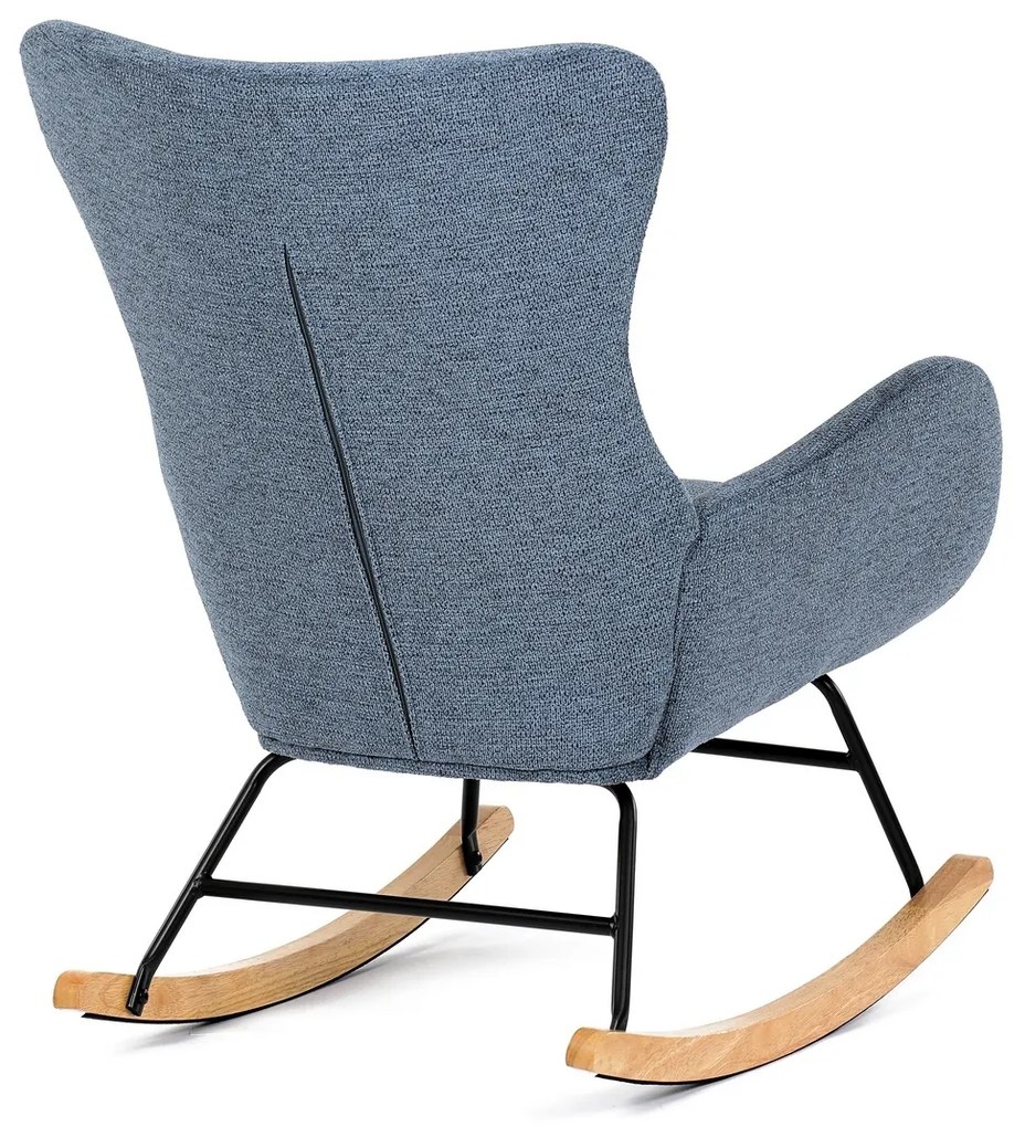 Fotel bujany BLUE2, niebieski
