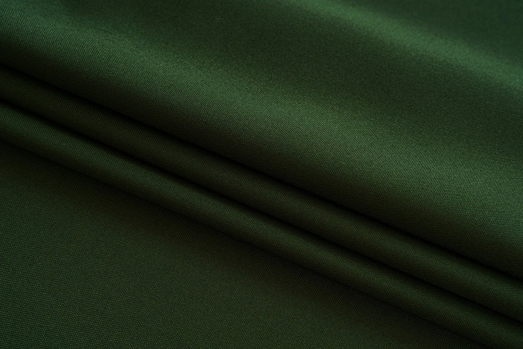 Ciemnozielona zasłona OXFORD 140x250 cm Zawieszanie: Metalowe pierścienie