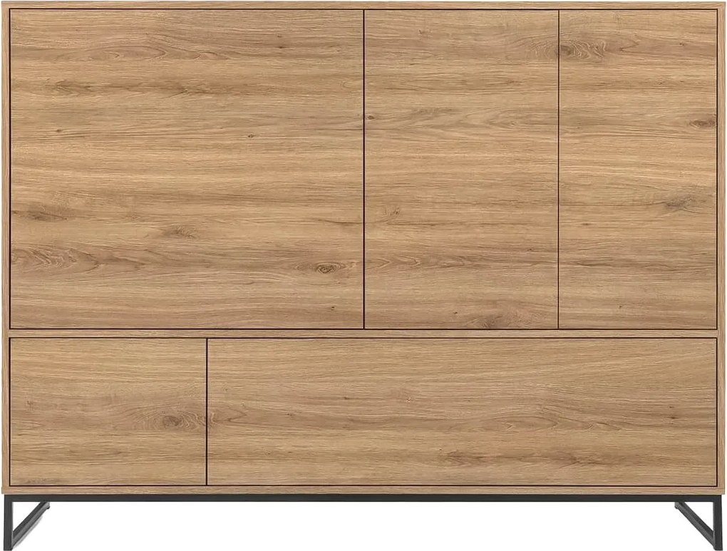 Komoda AZIR 160 cm do Salonu Sypialni Dąb