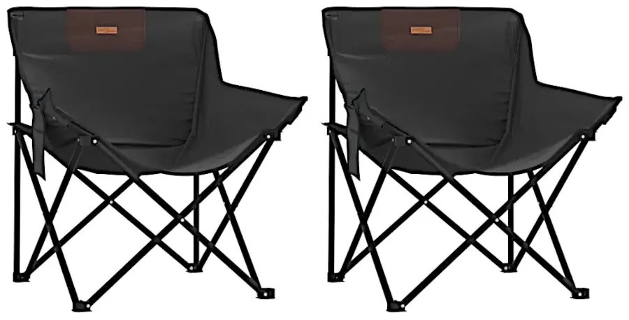 Krzesła kempingowe w kolorze czarnym G9-E23