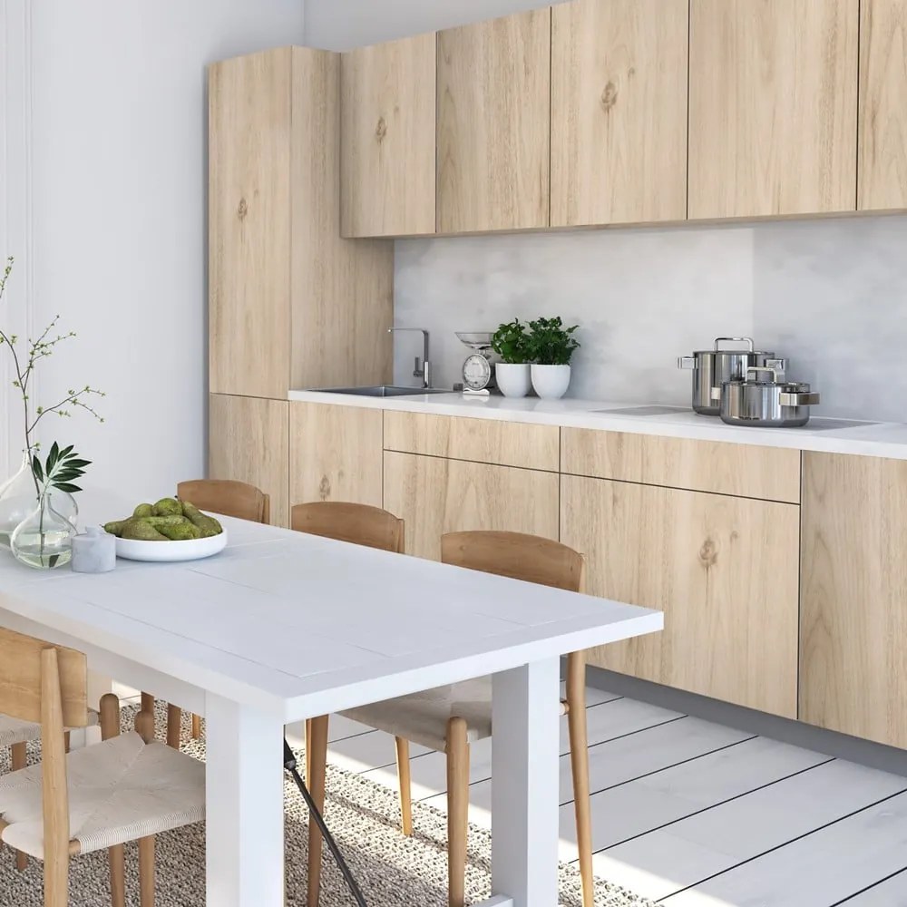 Naklejka na meble 200x60 cm Light Oak – Ambiance