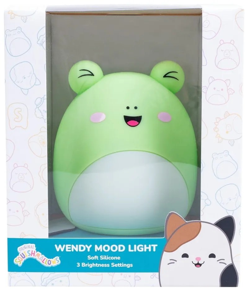 Zielona dziecięca lampka nocna Fizz Wendy – SQUISHMALLOWS