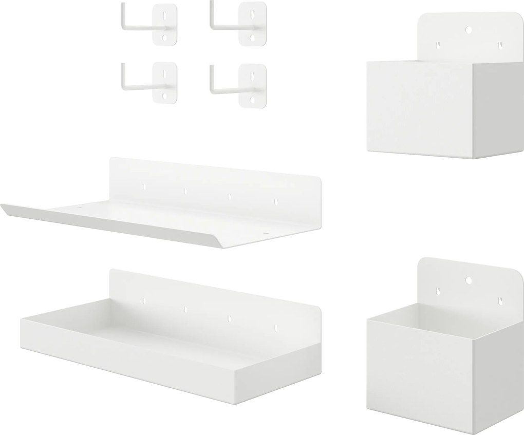 Zestaw akcesoriów do nadstawki na biurko, 8 szt.