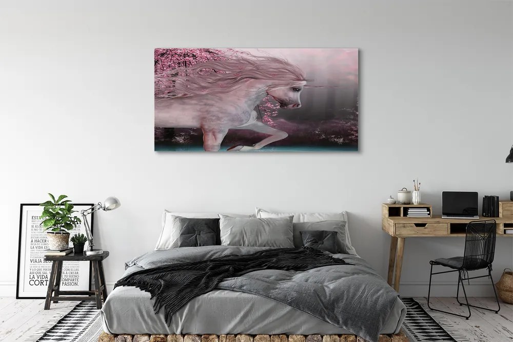 Zdjęcie na płótnie Jednorożec nad Jeziorem