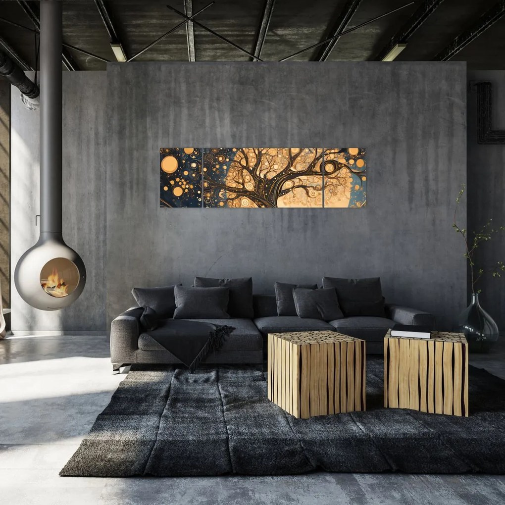 Obraz – Surrealistyczne drzewo (170x50 cm)