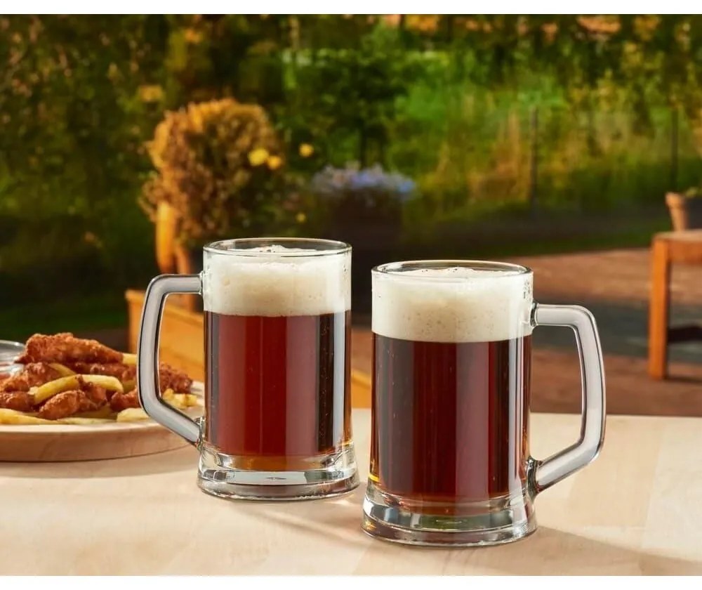 Szklanki do piwa zestaw 6 szt. 500 ml Carre – Hermia