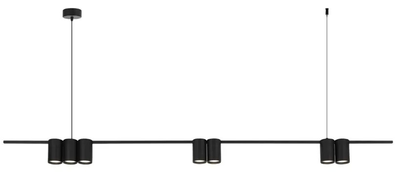 Długa lampa wisząca na listwie - K405 F9-T57