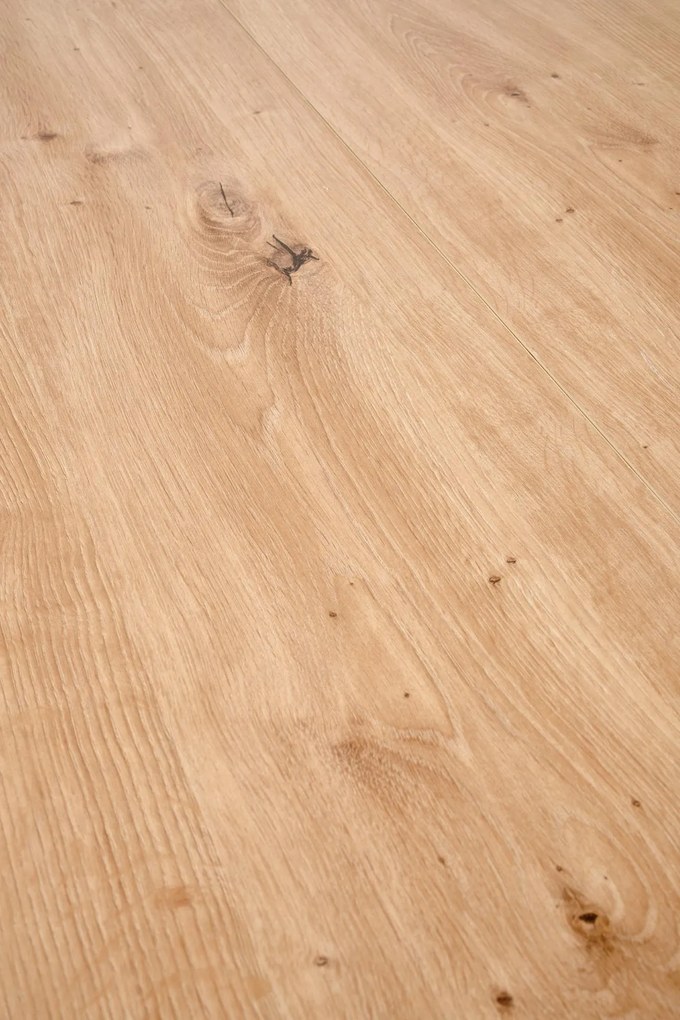 Stół rozkładany okrągły płyta dąb artisan/czarny 102-142x102x75 cm PIVOT