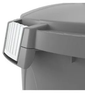 Kosz na śmieci Dustbin, 50 l, szary, 50 l