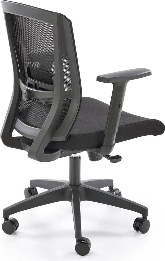 Fotel biurowy z regulacjami Paredes Halmar, zgodny z normą BHP