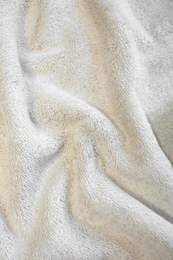 Damski szlafrok MAYA + ręczniki + pudełko XL Jasnobeżowy