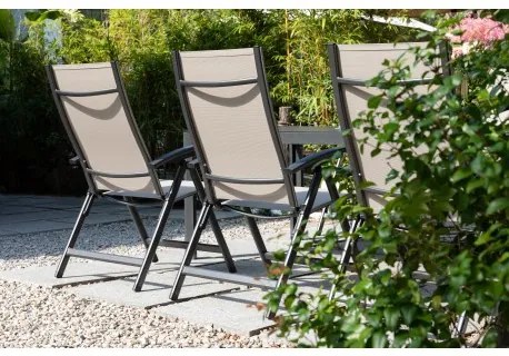 NOVA AVANTAGE mocca – zestaw ogrodowy aluminiowy 6+1