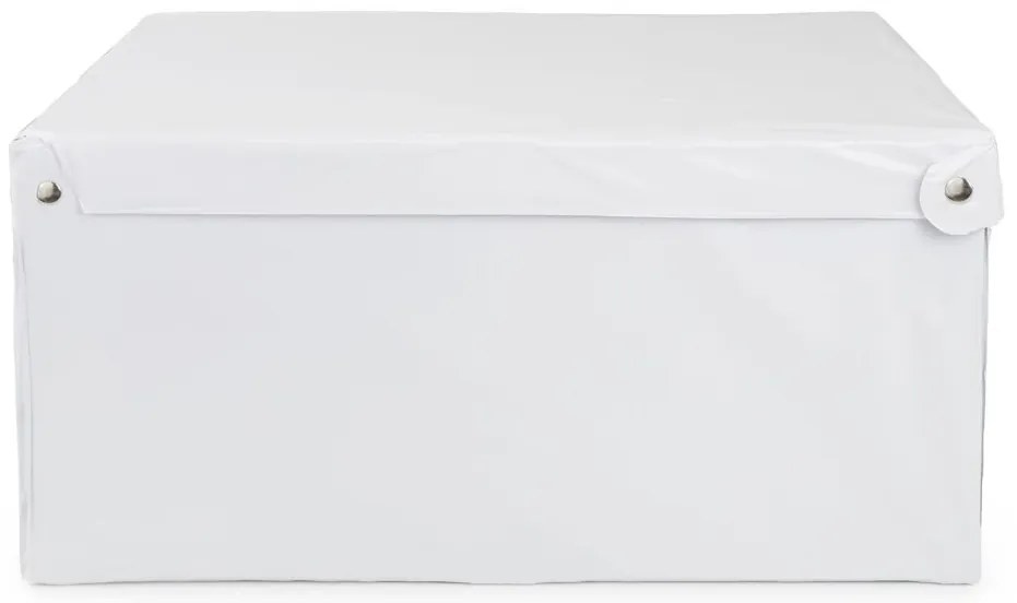 Compactor Pudełko do przechowywania składane z pokrywą SMART, 50 x 40 x 25 cm, biały, S