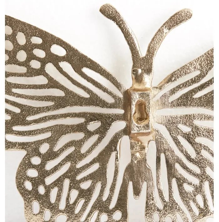 Metalowa dekoracja ścienna 26x16 cm Butterfly – Light &amp; Living