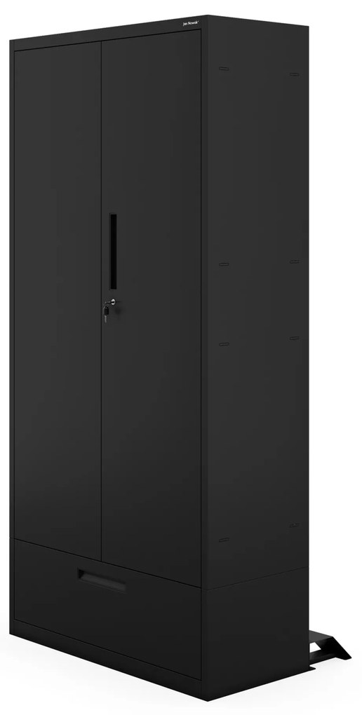 Megan Czarny - szuflada pojedyncza 185 cm