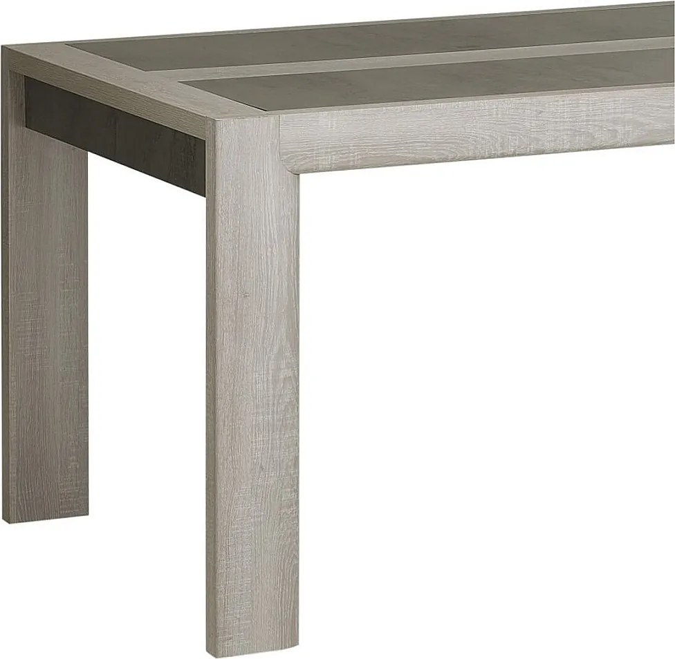 Prostokątny stół dla 10 osób z wysuwanym skrzydłem - wyprodukowany we Francji