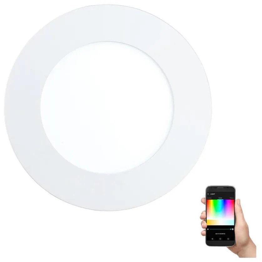 Eglo 32737 - ściemnialna oprawa sufitowa wpuszczana LED RGB FUEVA-C LED/5,4W/230V