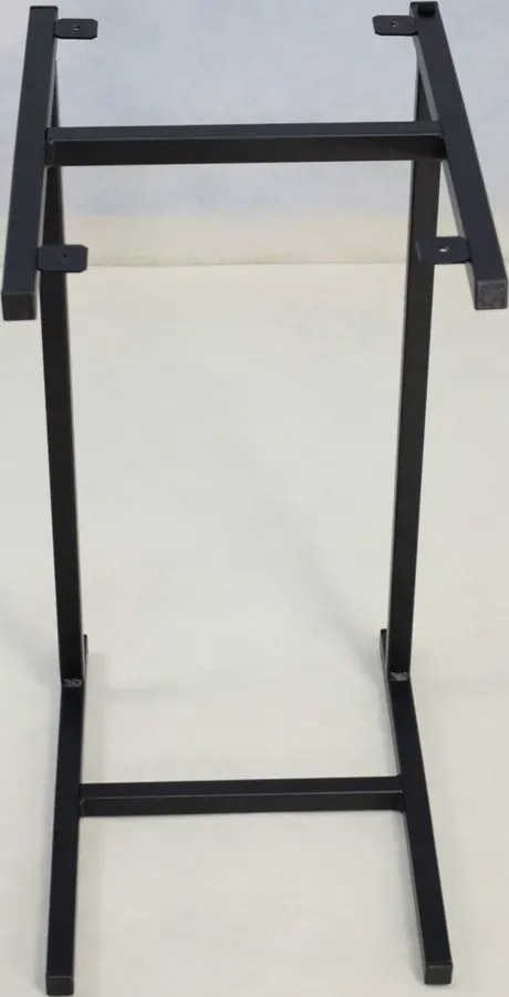 Minimalistyczny stolik boczny czarny + biały - Liros 4X