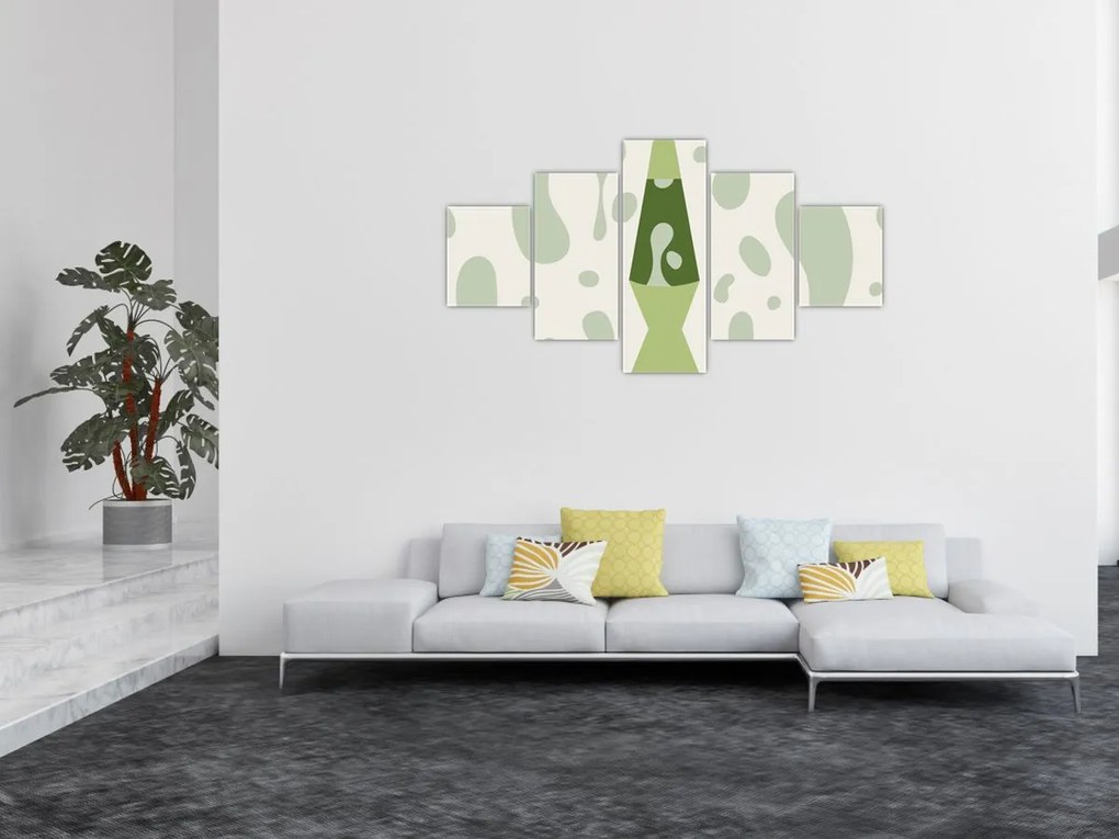 Obraz - Hipisi, lampa lawowa (125x70 cm)