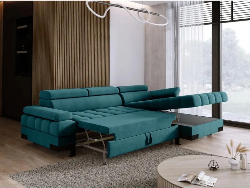 Narożnik SELVA S z funkcją spania i pojemnikiem AUSTIN 14 WERSAL