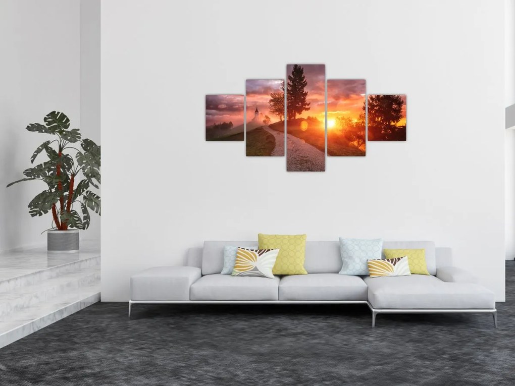 Obraz - Jamnik, Słowenia (125x70 cm)