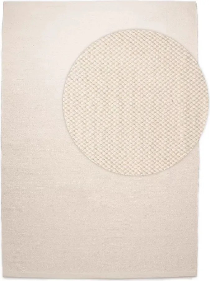 Dywan 100 % bawełna Zaran Organic Ecru 120 cm x 170 cm