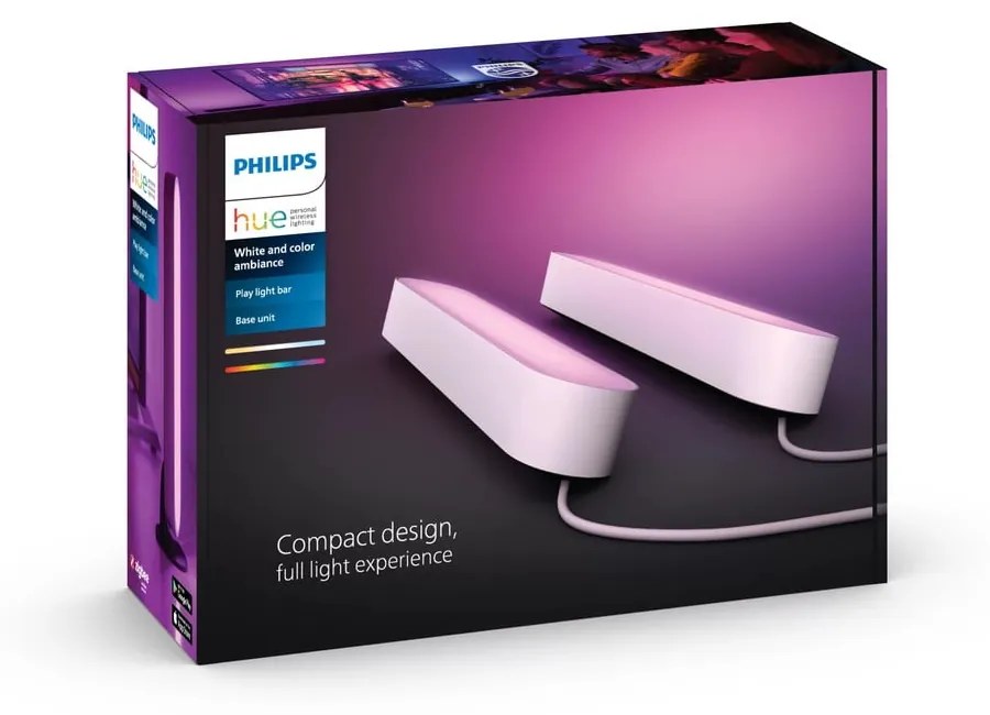 Inteligentne lampy stołowe zestaw 2 szt. LED 7 W Play – Philips Hue