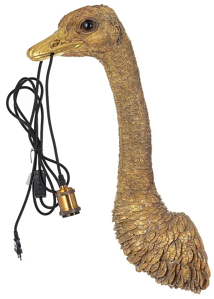 Lampa ścienna Gold Ostrich 72cm