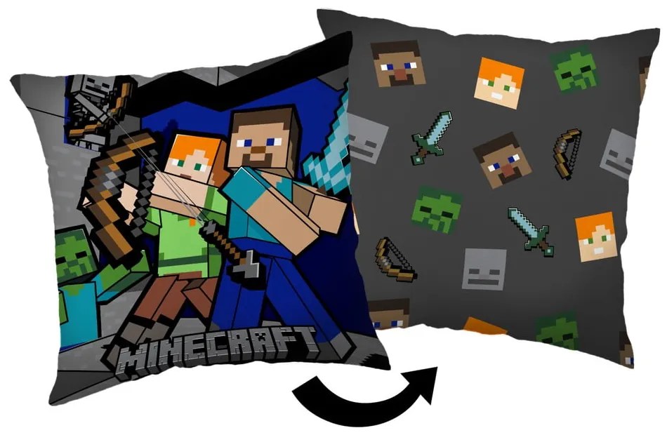 Poduszka dziecięca Minecraft Survival Mode – Jerry Fabrics