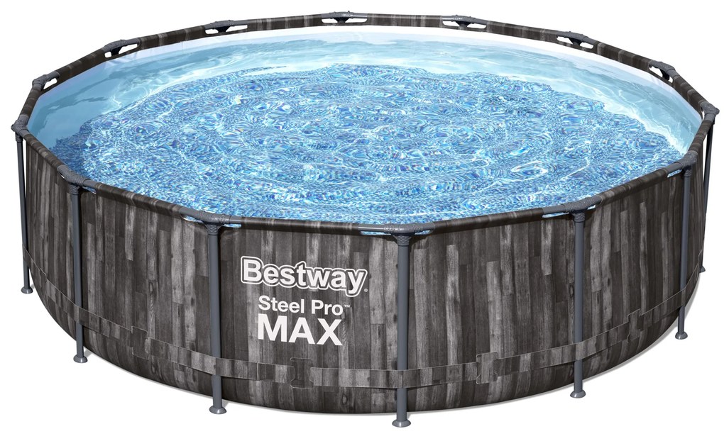 Basen stelażowy Steel Pro Max 427x 107 cm 13030 l BESTWAY