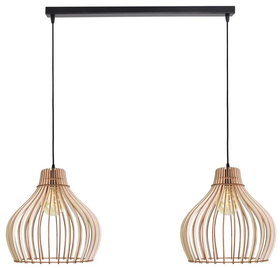 Lampa sufitowa na linkach BARREL 2xE27/24W/230V