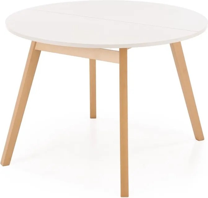 Okrągły rozkładany stół z kaszmirowym blatem Ruben Halmar