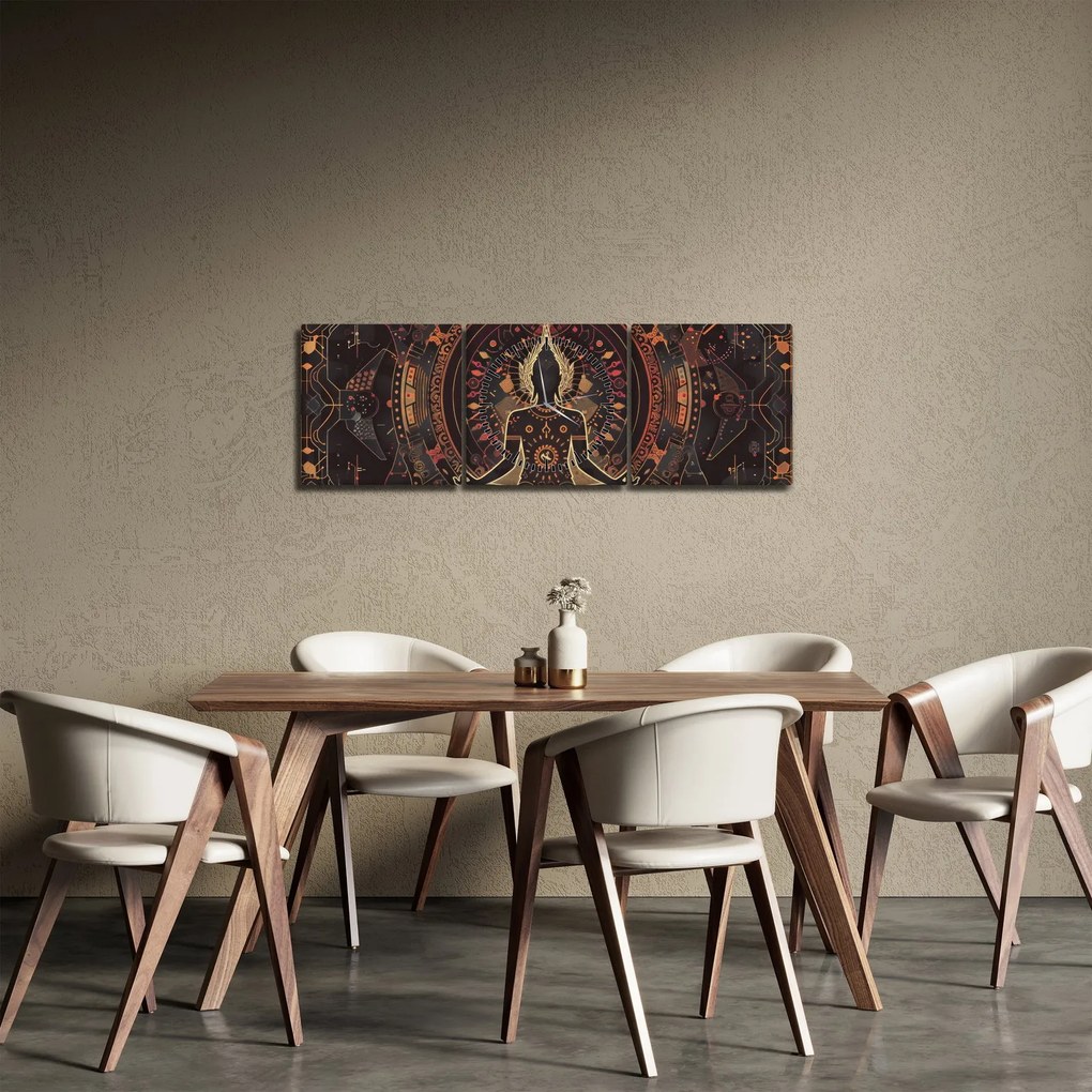 Obraz - Zen (z zegarem) (90x30 cm)