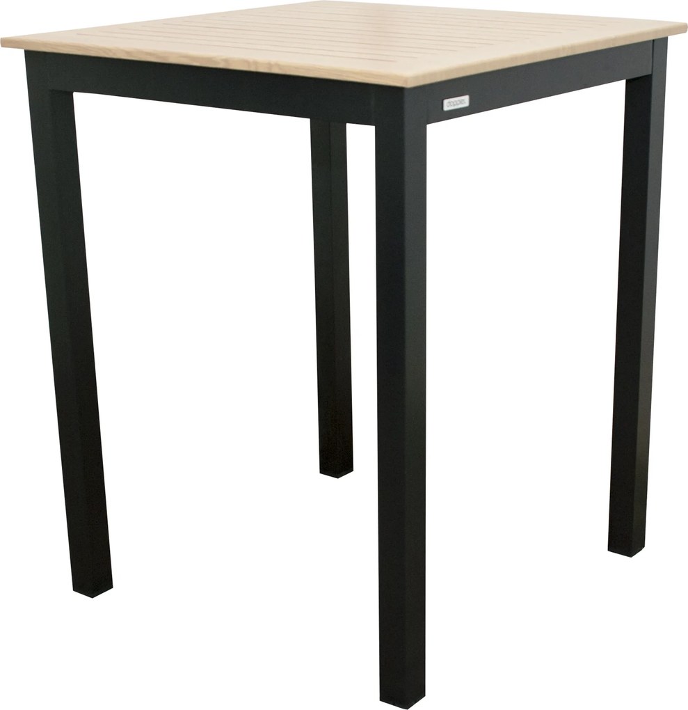 Doppler EXPERT WOOD, jasny antracyt, krzesła barowe, 4+1