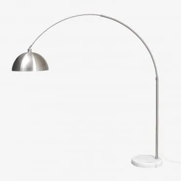 Lampa Ogrodowa Stojąca Diala Z Żelaza Chrome & 240 X 200 Cm - Sklum