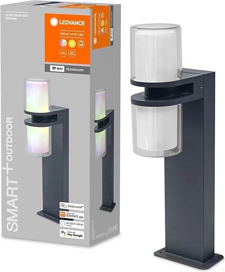 Ledvance - LED RGBW Ściemniana lampa zewnętrzna CASCADE 2xLED/7W/230V IP44 Wi-Fi