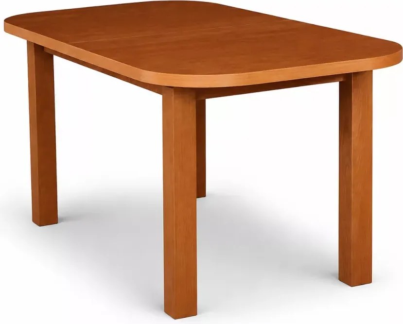 Stół rozkładany Noelo 150–190/80 cm – owalny stół do jadalni z laminowanym blatem i bukowymi nogami