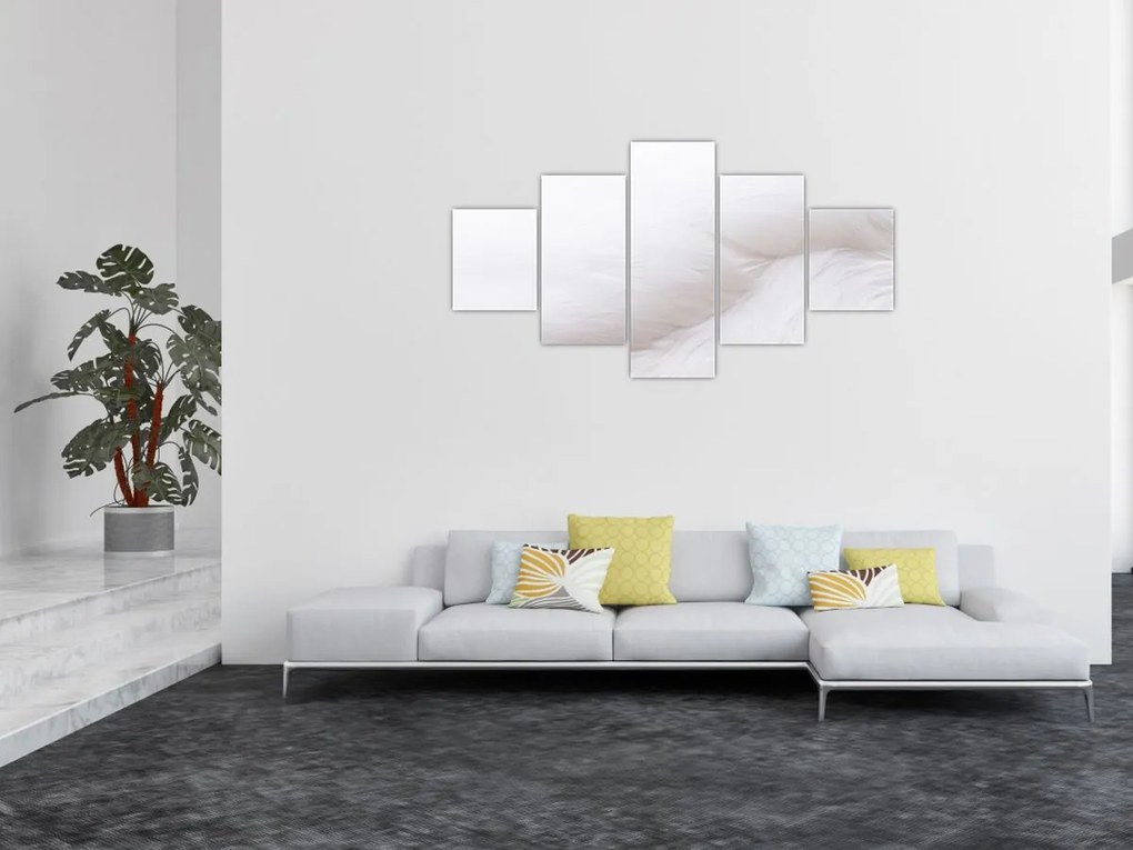 Obraz - Szczegół piórka (125x70 cm)