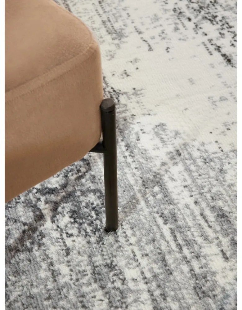 Szary/kremowy okrągły dywan ø 120 cm Gloria Lydia – Hanse Home