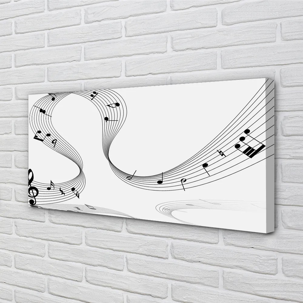 Fotoobraz na płótnie Symbol Muzycznej Harmonii