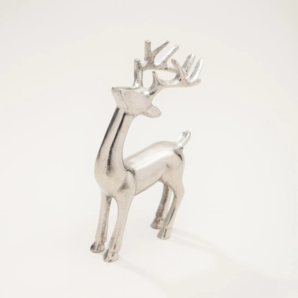 Figurka jelenia Silver Deer II 13x5x23 cm