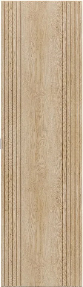 Wisząca kolumna łazienkowa - Kolor jasny naturalny - W140 cm - FILOR