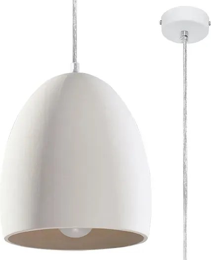 Minimalistyczna lampa wisząca z ceramiki R4-M55