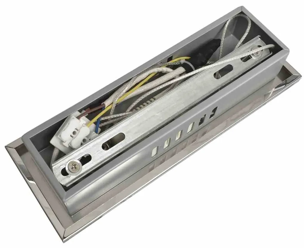 LAMPA WISZĄCA SREBRNA, Z KRYSZTAŁAMI ALEX 3X5W LED