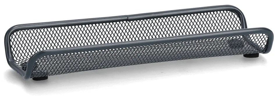 Organizer na przybory z metalowej siatki, 25 x 9 cm